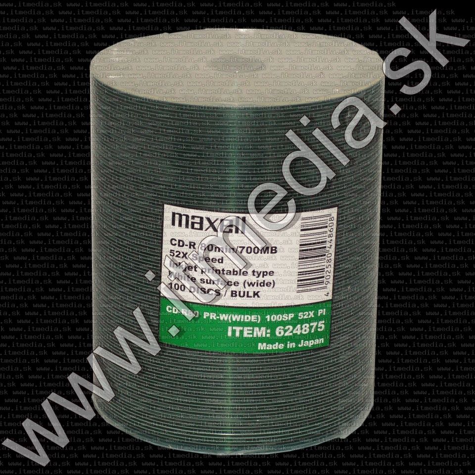 Image of Maxell CD-R 52x 100cw *Fullprint* *TAIYO* (IT11452)